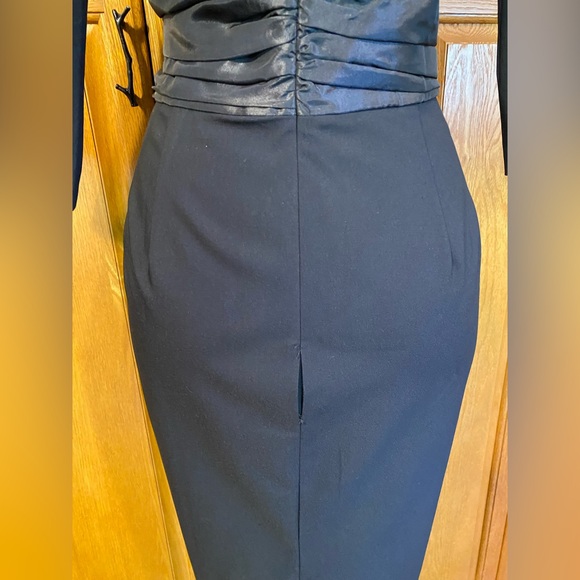 GLAMOUR BUNNY SOPHIA FITTED WIGGLE PINUP PENCIL DRESS RARE TOP VINTAGE MADMEN - Picture 10 of 11